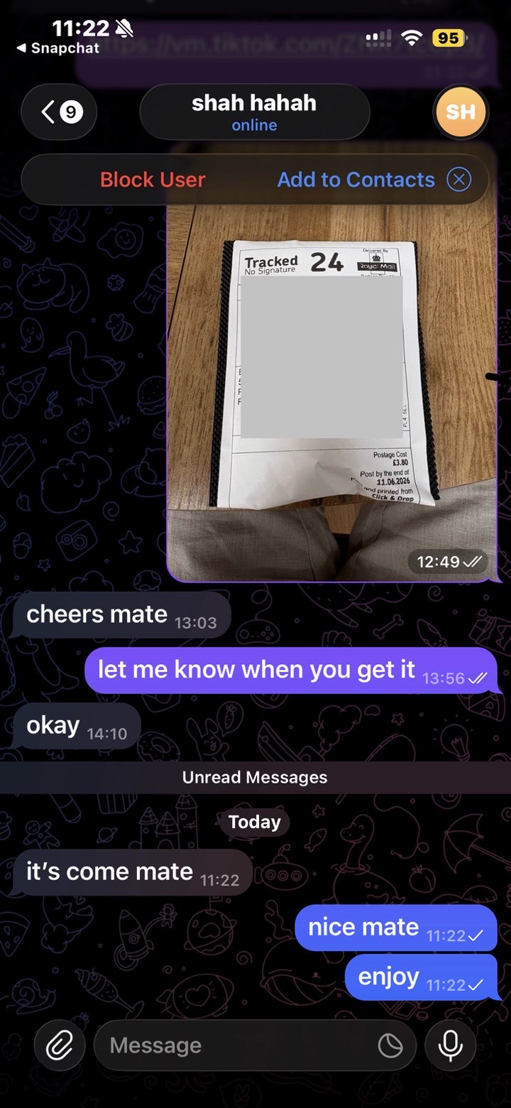 Customer Confirmation — Sculpt Labs dispatch photo 4