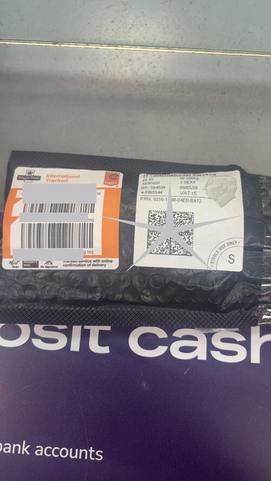 Royal Mail International Tracked — Sculpt Labs dispatch 8